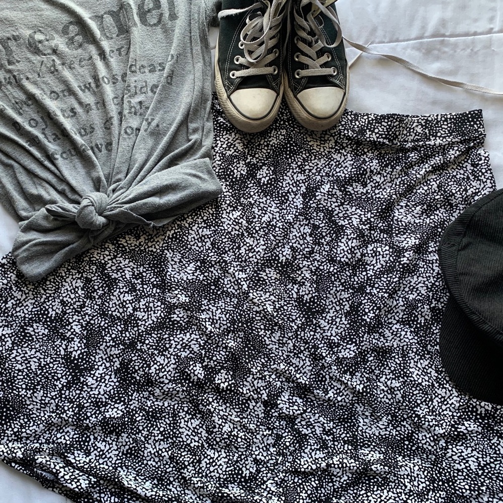 Spotty Midi Skirt